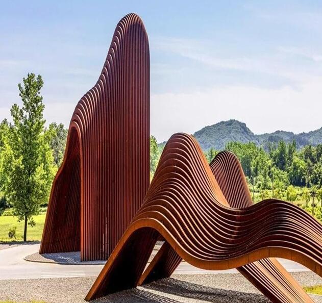 金昌锈钢板造型