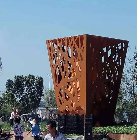 金昌耐候钢板雕塑
