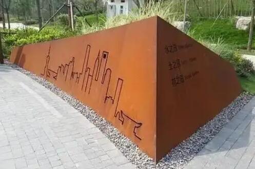 金昌耐候钢挡土墙